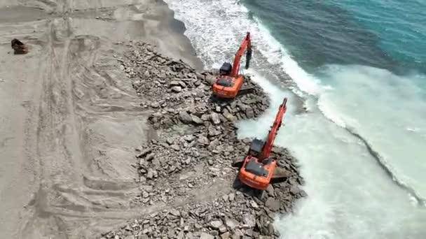 Mergulhe Beleza Serena Das Paisagens Costeiras Pois Drone Oferece Uma — Vídeo de Stock
