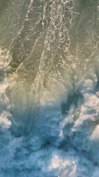 Embarquez Pour Voyage Visuel Avec Cette Vidéo Verticale Vol Drone — Video