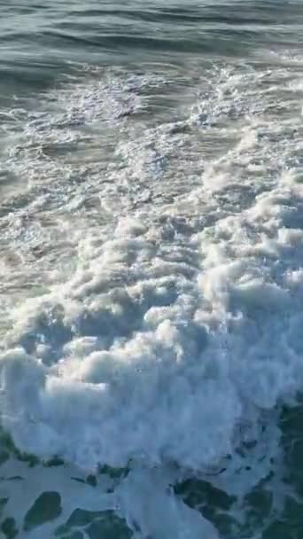 Immerse Yourself Tranquility Slow Motion Waves Captured Picture Perfect Video — Stock Video