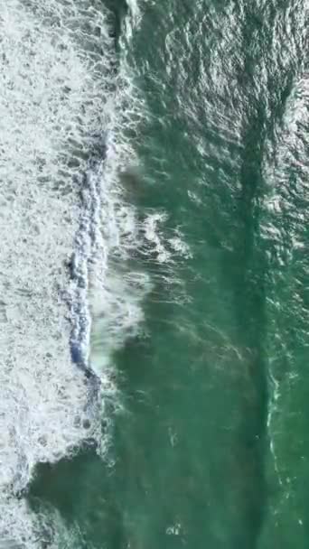 Cette Séquence Une Mer Orageuse Offre Une Toile Fond Enchanteresse — Video