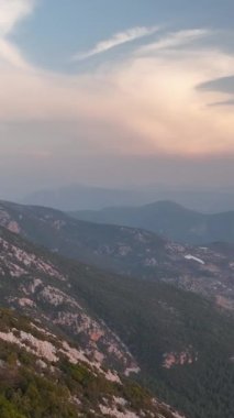 Sosyal medya projeleriniz için mükemmel sinematik drone çekimleriyle esrarengiz yeşil ormanın görkemli hava görüntüsüne hayret edin..