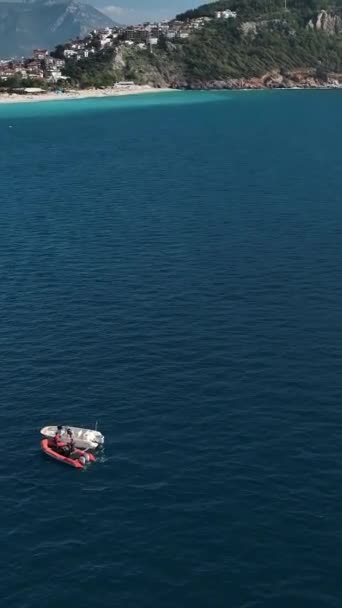 Вигляд Морських Поліцейських Середземному Морі — стокове відео