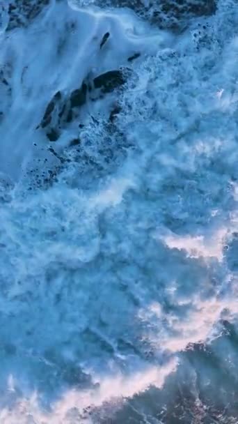 Experimente Chama Cores Câmera Lenta Enquanto Sol Põe Sobre Mar — Vídeo de Stock
