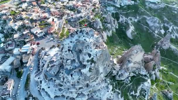 Csodálatos Táj Cappadocia Népszerű Turisztikai Célpont Törökországban — Stock videók