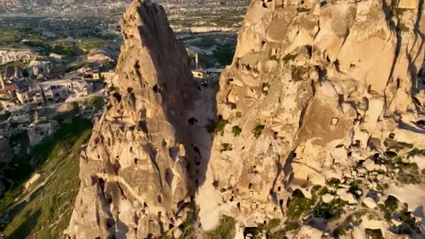 Fantastiskt Landskap Kappadokien Ett Populärt Turistmål Turkiet — Stockvideo