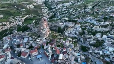 known for its distinctive fairy chimneys tall, cone shaped rock formations clustered in Monks Valley, Goreme and elsewhere.