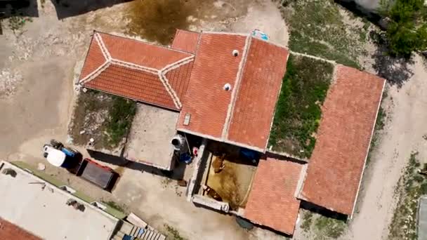 Tyrkia Dronen Flyr Utrolige Steinformasjoner Fabelaktig Landskap – stockvideo