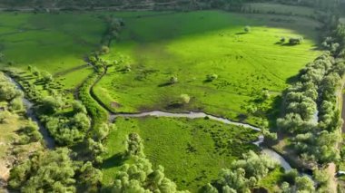 Farm Region green fields background