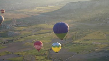 Türkiye 'nin ünlü Kapadokya kenti.