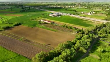 Farm Region green fields background