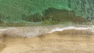 Deniz gündüz insansız hava aracı ile filme alınır.