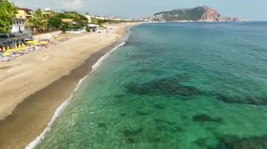 Deniz gündüz insansız hava aracı ile filme alınır.