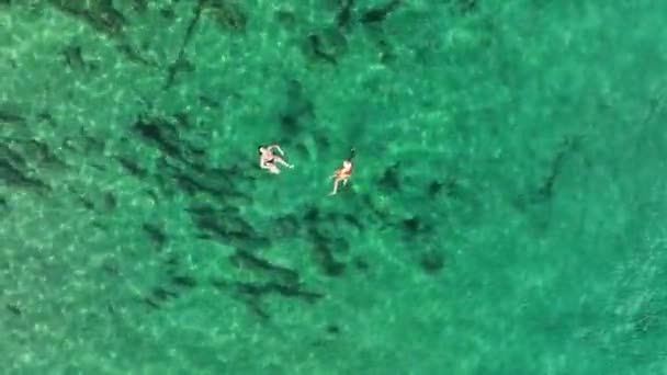当時の無人機で撮影された海は — ストック動画