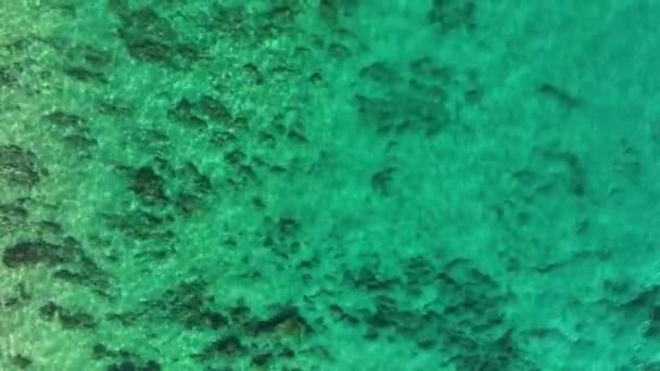 드론으로 바다를 촬영하는 — 비디오