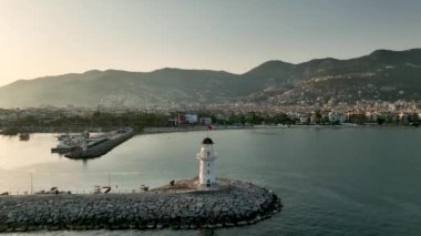 Light House Aerial view 4K