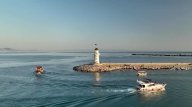 Light House Aerial view 4K
