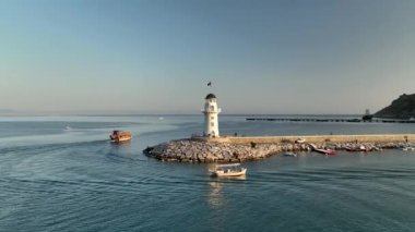 Light House Aerial view 4K