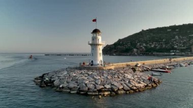 Light House Aerial view 4K