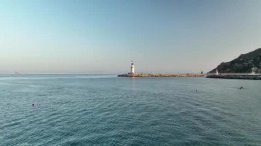 Light House Aerial view 4K