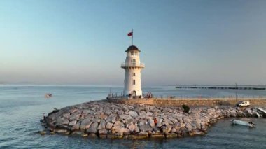 Light House Aerial view 4K