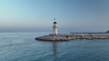 Light House Aerial view 4K