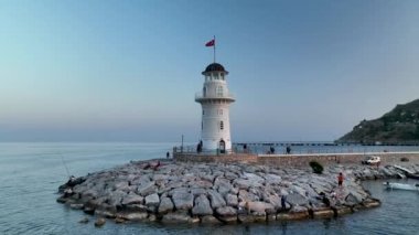 Light House Aerial view 4K