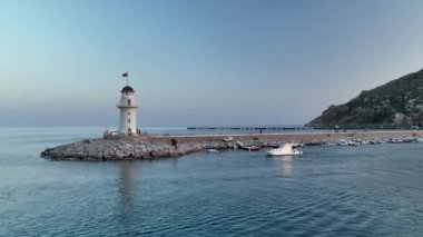 Light House Aerial view 4K