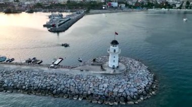 Light House Aerial view 4K