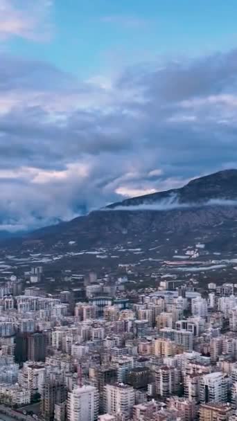 Dive World Coastal Cinematics You Explore Cloudy Mediterranean Coastline Enveloped — Stock Video