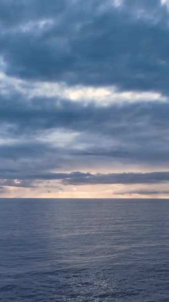 Rise Coastal Mystique Witness Moody Beauty Cloudy Mediterranean Coastline Accentuated — Stock Video