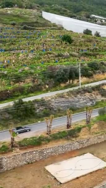 Uncover Hidden Gems Alanya Drone Captures Aerial Perspective Travelers Discovering — Stock Video