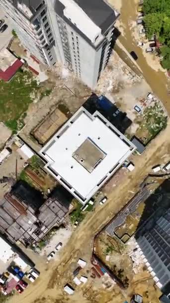 Capture Essence Dreams Being Built You Observe Luxury Home Developments — Stock Video