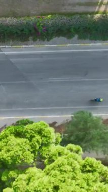 Türkiye 'nin Belek kentindeki triatlonun hava manzaralı sinemasının keyfini çıkarın..
