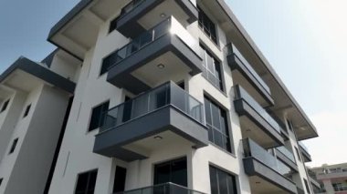 Çarpıcı bir şehir mimari tasarımı..