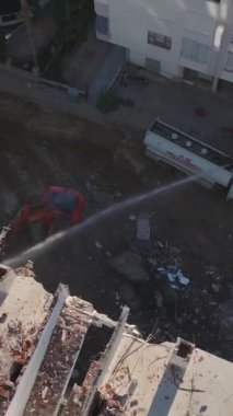 Yıkım alanı kent inşaatının yenilenmesine hazırlanıyor.