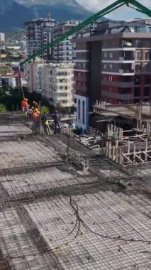 Temellerinin atıldığı etkin inşaat bölgesi.