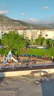 Neşeli Oyun Bahçesi Yüksek Havadan Bakış Alanından Yakalandı.