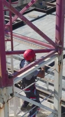 Dinamik İnşaat Sahnesi Hassas Turna Toplantısı.