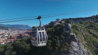 Teleferiğin muhteşem panoramik görüntüsü..