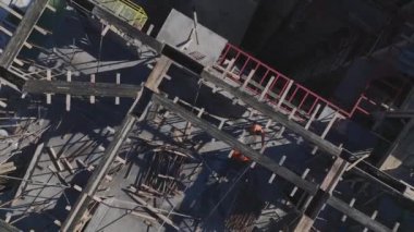 Bir inşaat sahasında dinamik aktivite yakalandı.