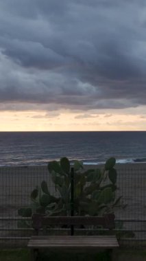 Huzurlu ve canlı bir kıyı manzarası.