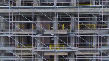 Kıyı daireleri tadilatta. Üst düzey bir konut projesinin hava görüntüleri..