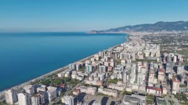 Özel tatil köyü tarzı evler. Lüks bir yaşam tarzının hava görüntüleri..