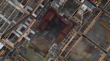 Şehir kulesi yukarıdan yakalandı.