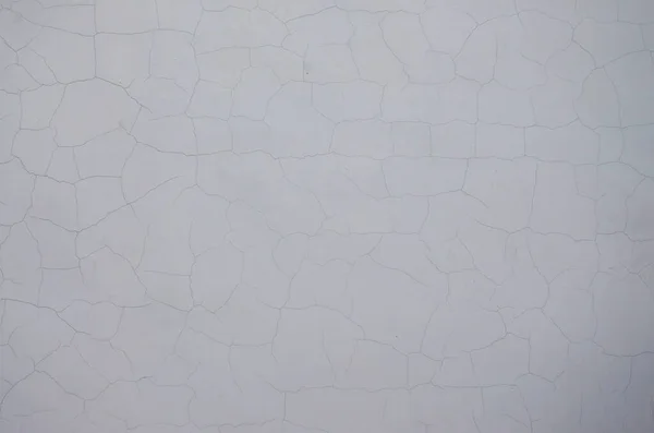 Vieux Fond Blanc Fissuré Mur Image Horizontale Mur Blanc Gris — Photo