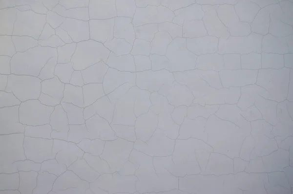 Vieux Fond Blanc Fissuré Mur Image Horizontale Mur Blanc Gris — Photo