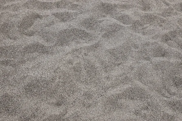 Full Frame Beach Dark Sand Texture Close Daytime Outdoors Beach — Stock Photo, Image