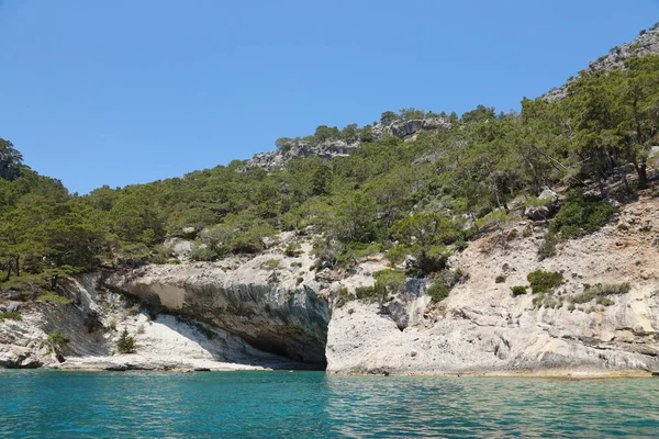 Voyage Turquie Mer Egée Rochers Île Paysage Nature Destinations Belle — Photo