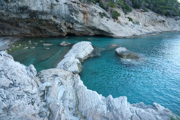 Voyage Turquie Mer Égée Rochers Lagune Paysage Nature Grands Rivages — Photo