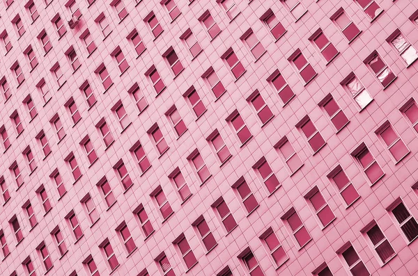 Множество Окон Многоэтажного Офисного Здания Большое Количество Пластиковых Окон Стене — стоковое фото